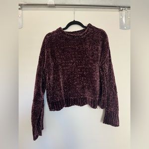 Deep purple sweater, Small
